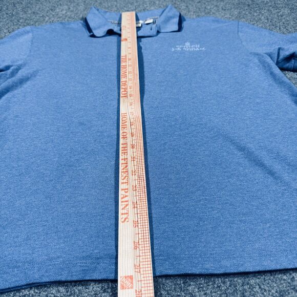 Scotch & Soda Amsterdam Pique Smart Blue Heather Short Sleeve Polo Shirt XL - Picture 5 of 6